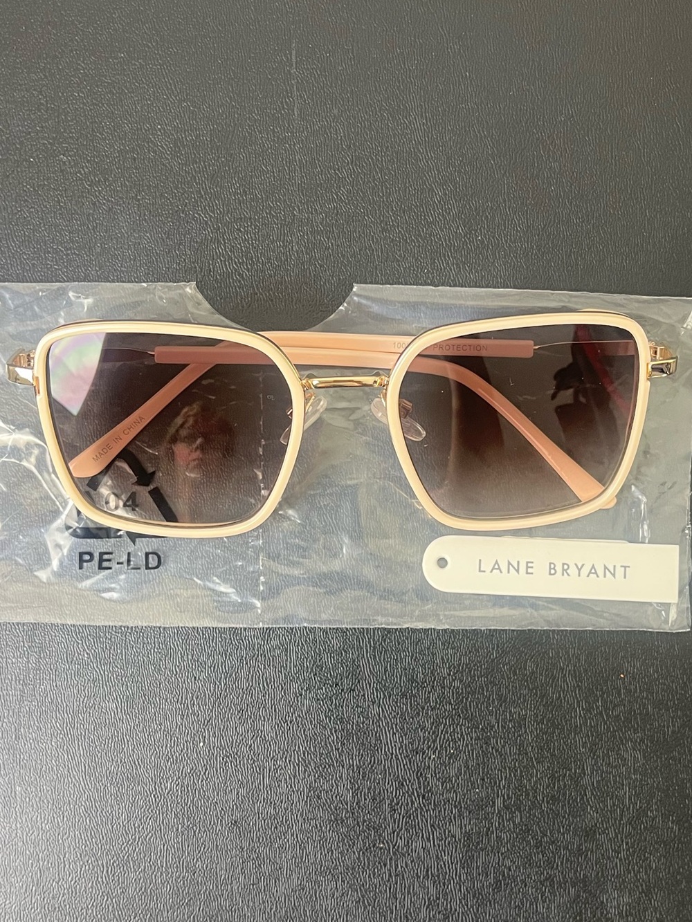 Lane Bryant Blush Pink and cream Sunglasses